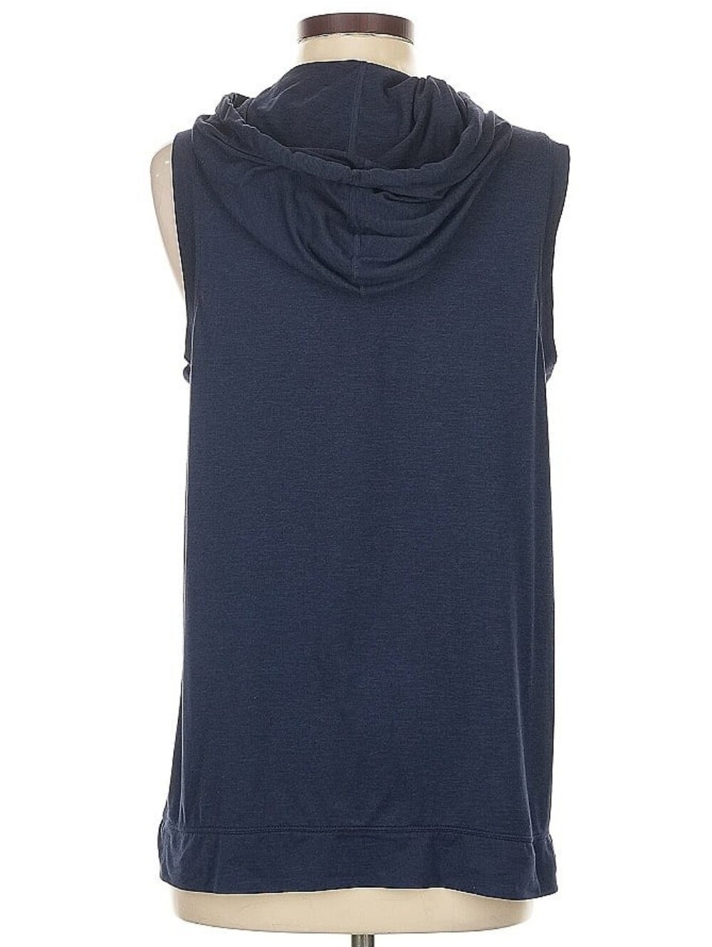 GapFit Sleeveless Hooded Tank Top - Navy Blue - Picture 2 of 3
